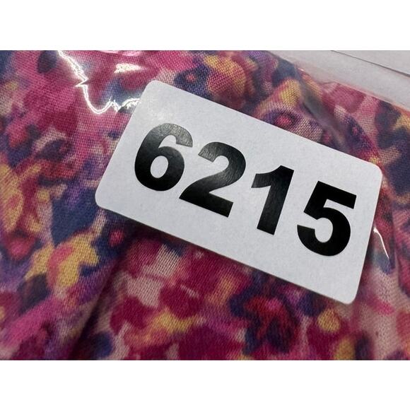 Time and Tru Small 4-6 Pink Floral Top Rayon - Picture 9 of 9